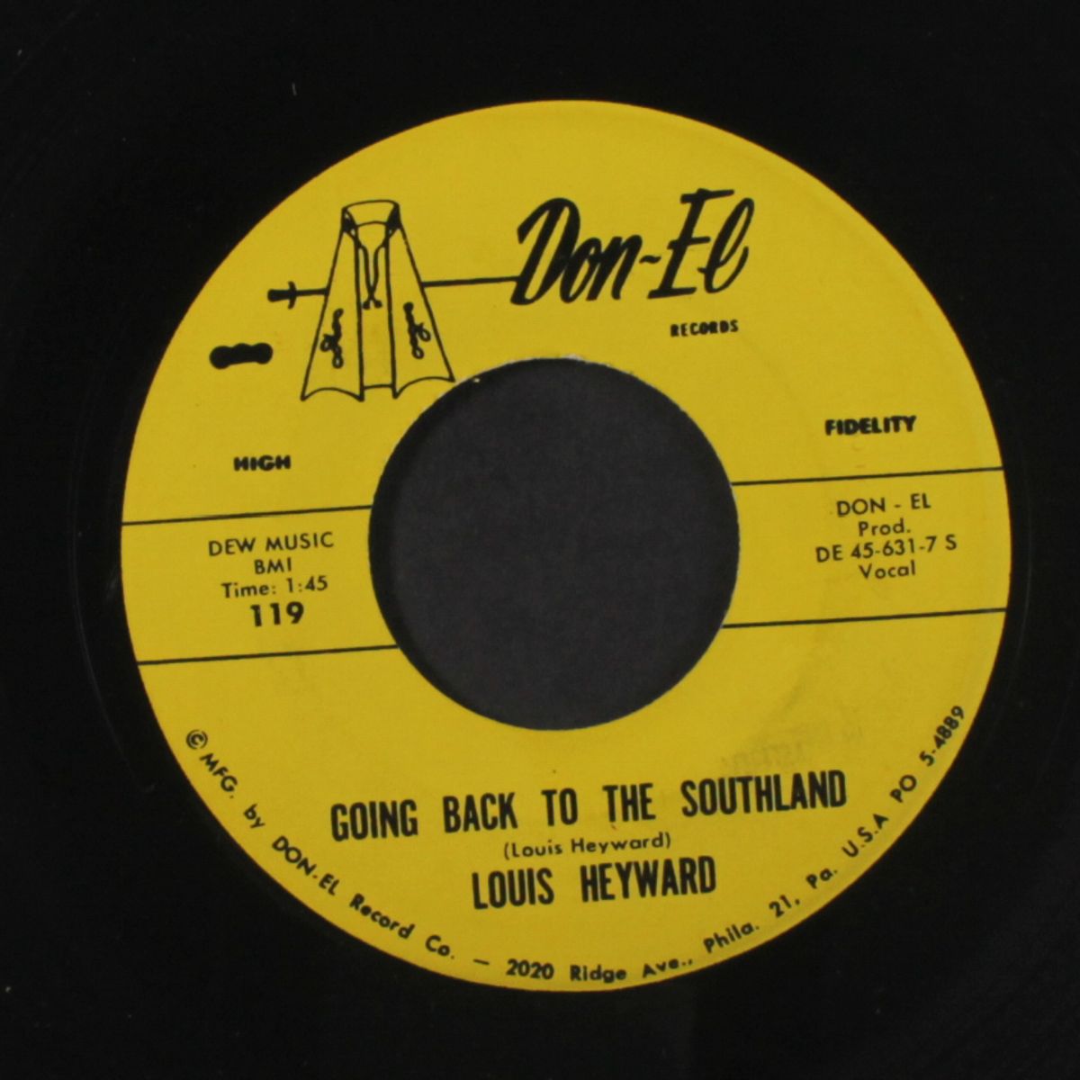 going back to the southland by LOUIS HEYWARD