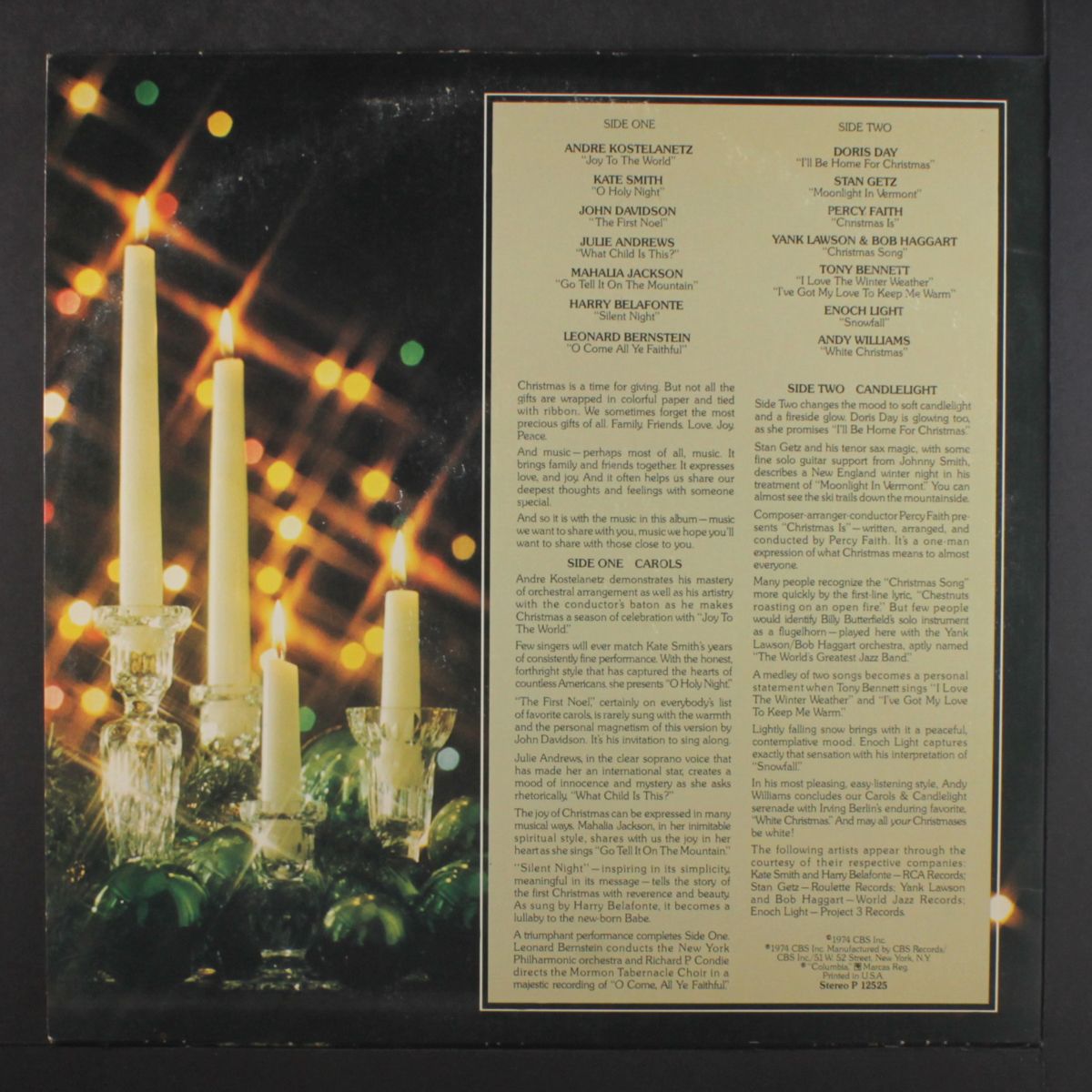 carols & candlelight - great songs of christmas by VARIOUS