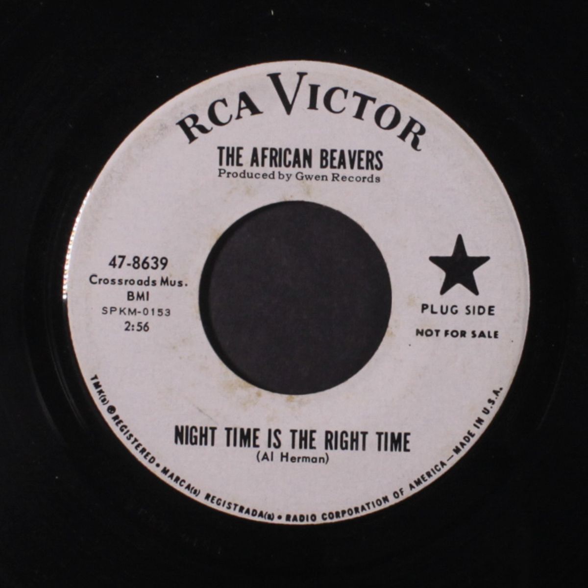 you got something / night time is the right time by AFRICAN BEAVERS