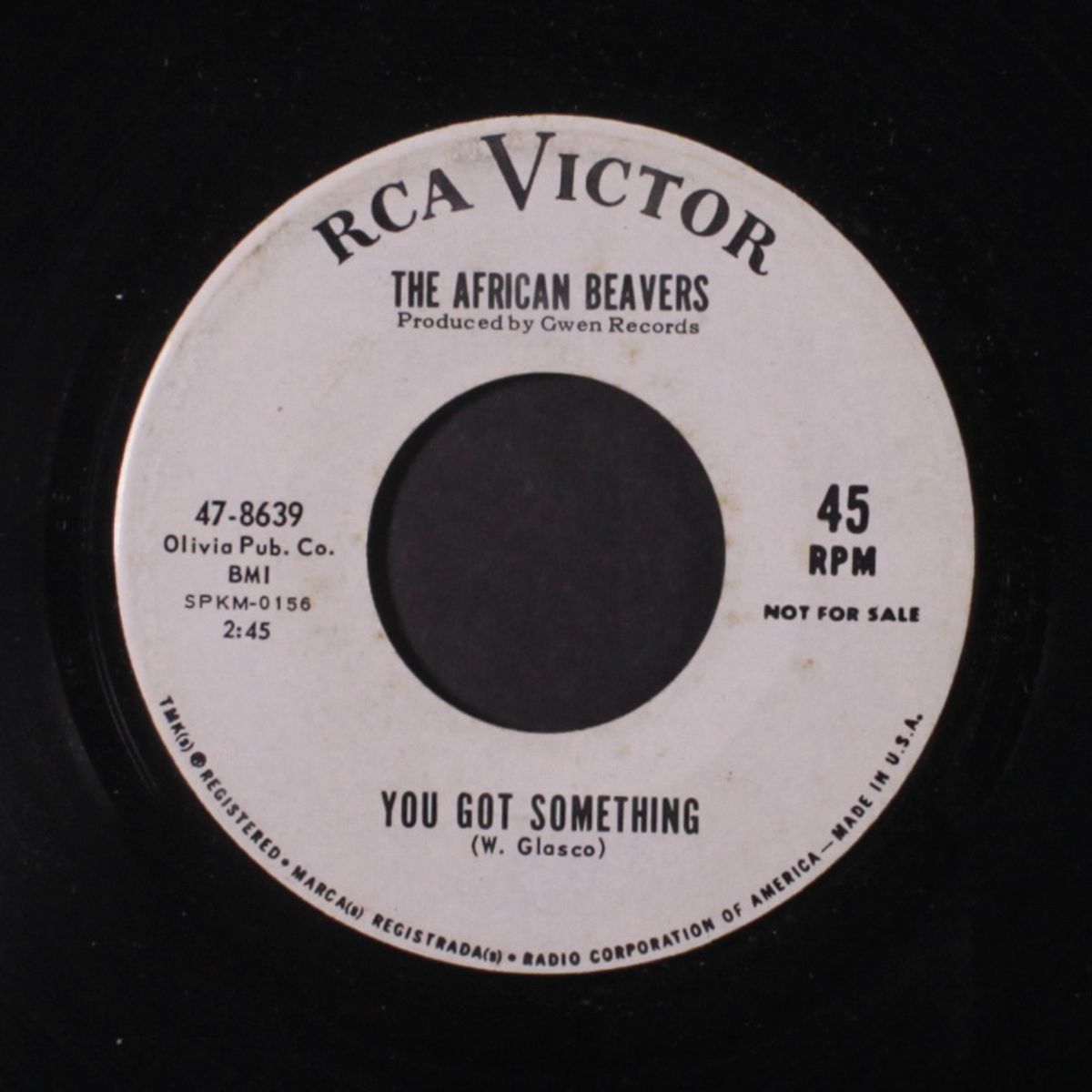 you got something / night time is the right time by AFRICAN BEAVERS