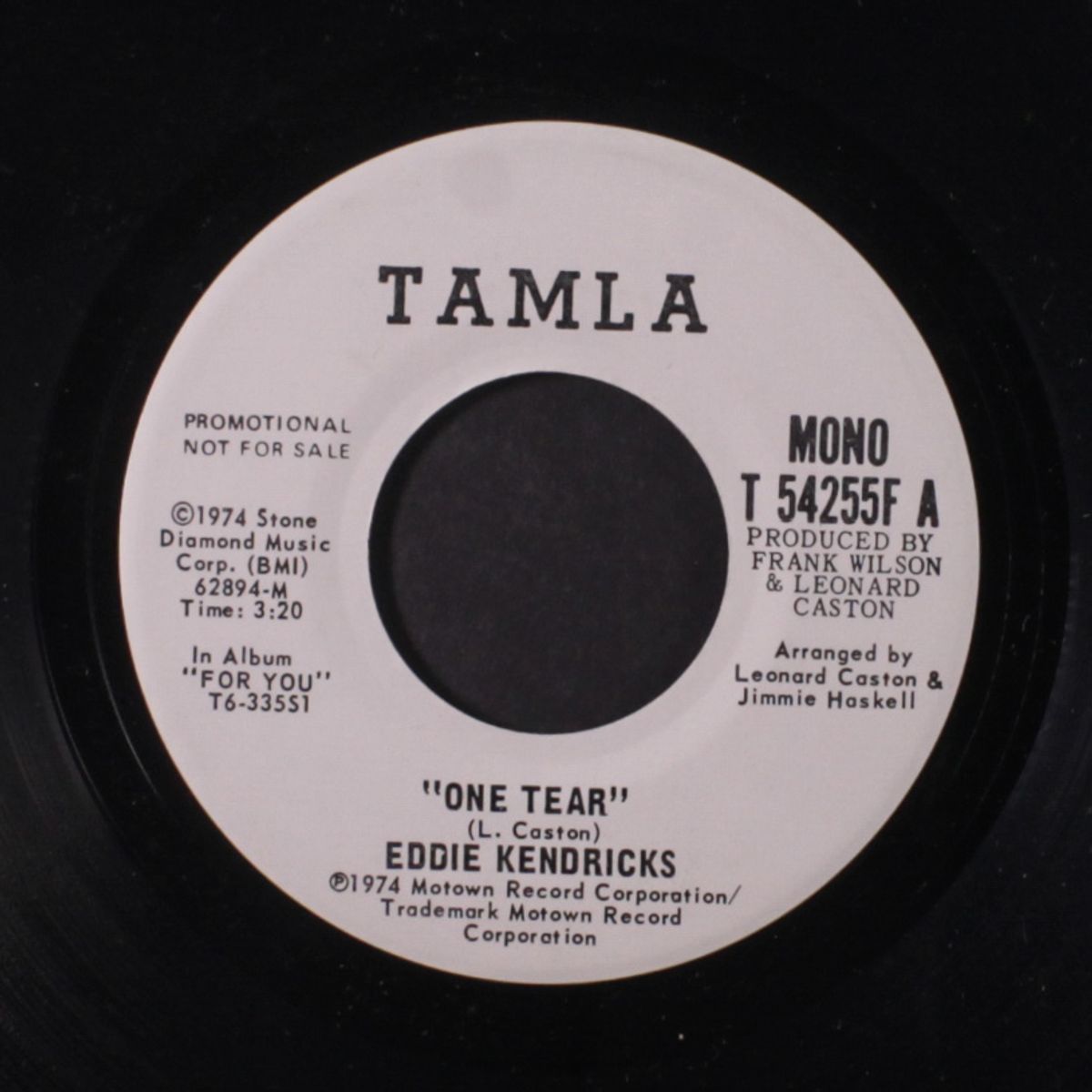 one tear / mono by EDDIE KENDRICKS
