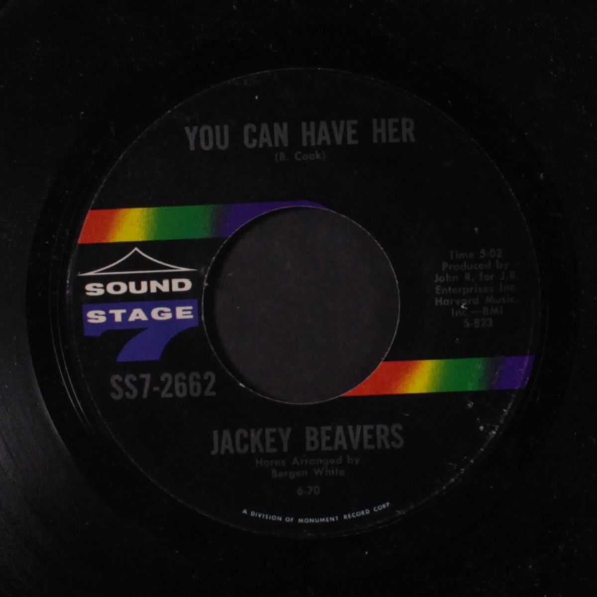 there's a heartbreak somewhere / you can have her by JACKEY BEAVERS
