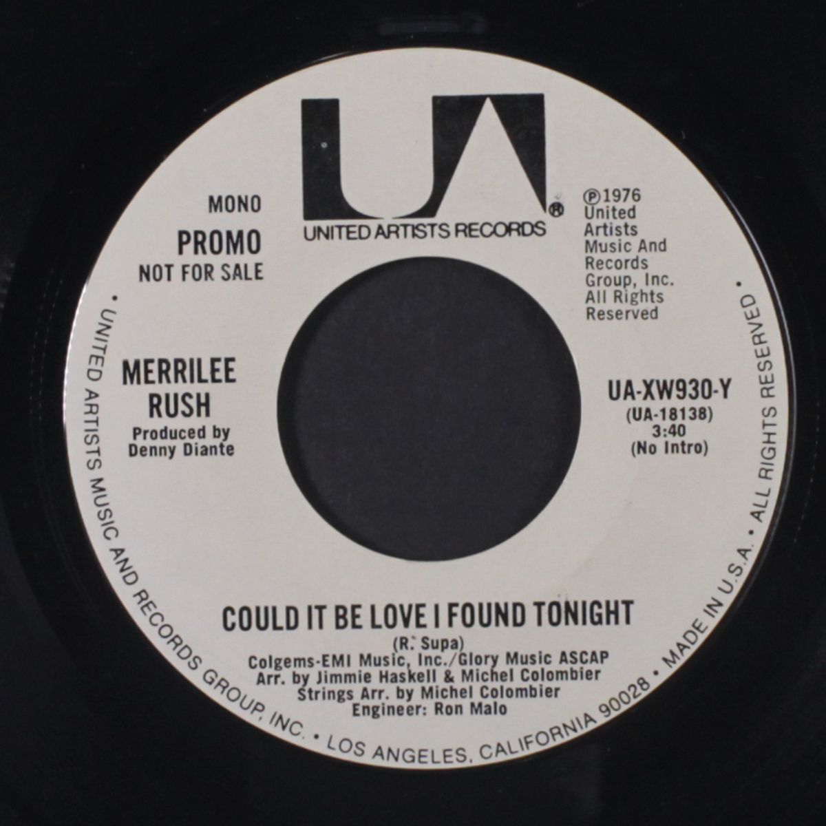 could it be love i found tonight / mono by MERRILEE RUSH