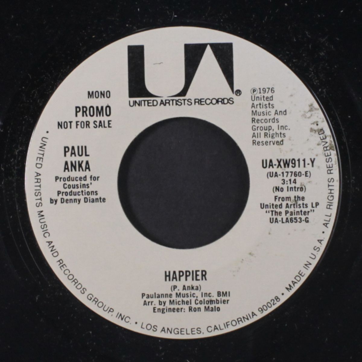 happier / mono by PAUL ANKA