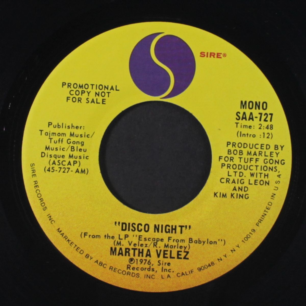 disco night / mono by MARTHA VELEZ
