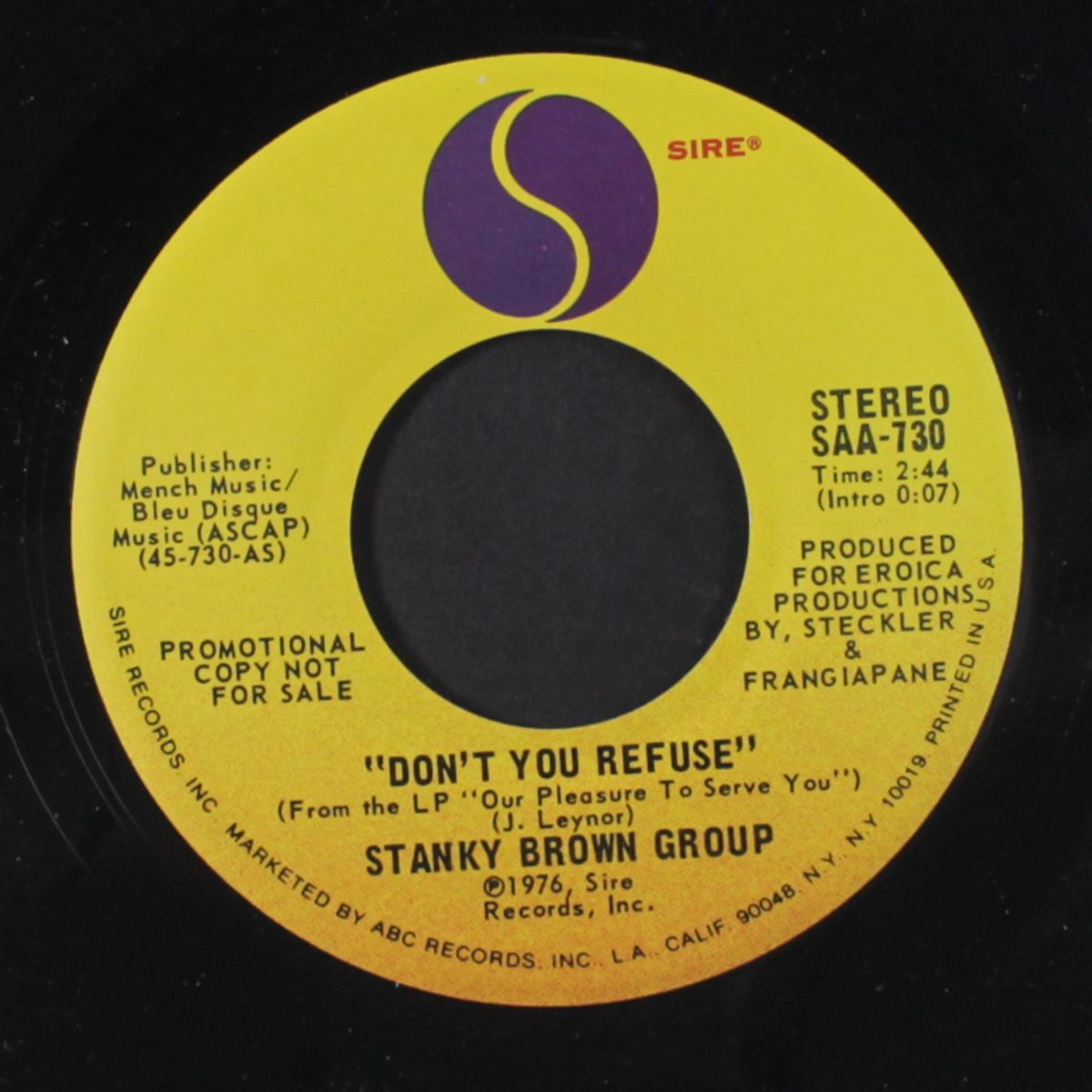 don't you refuse / mono by STANKY BROWN GROUP