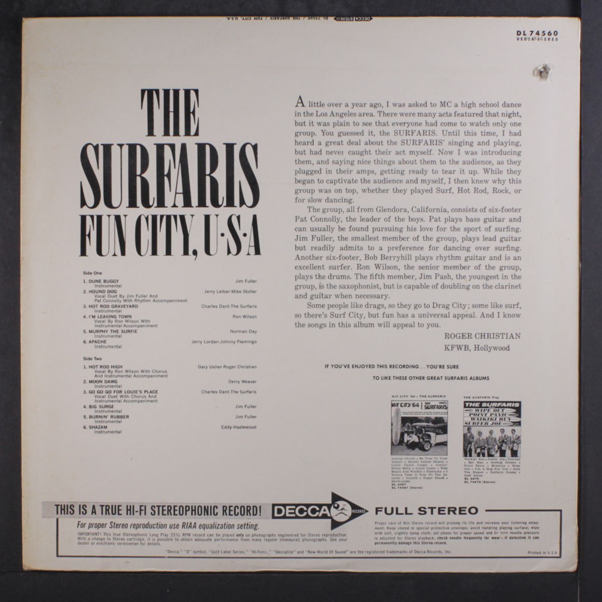 fun city, u.s.a. by SURFARIS