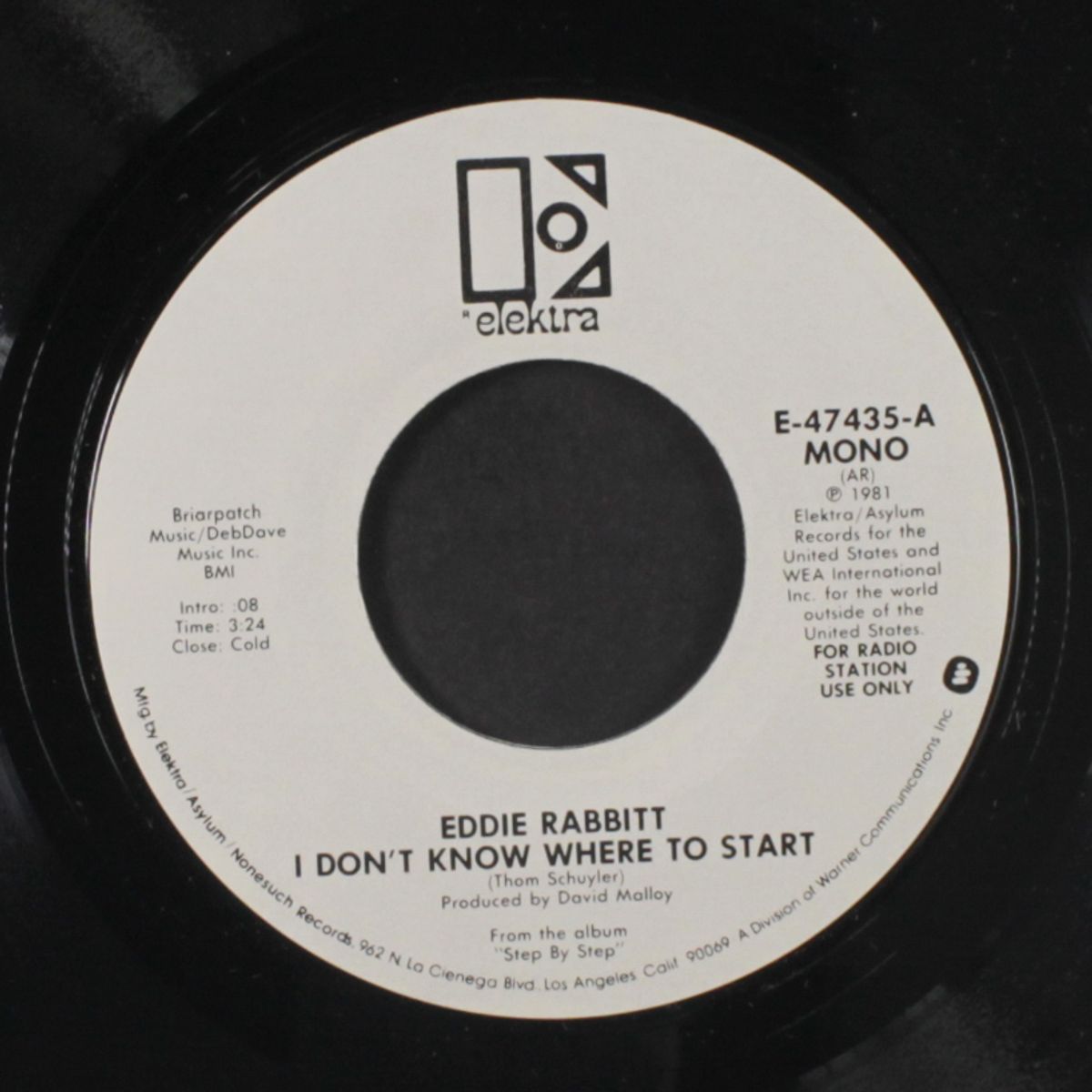 i don't know where to start / mono by EDDIE RABBITT