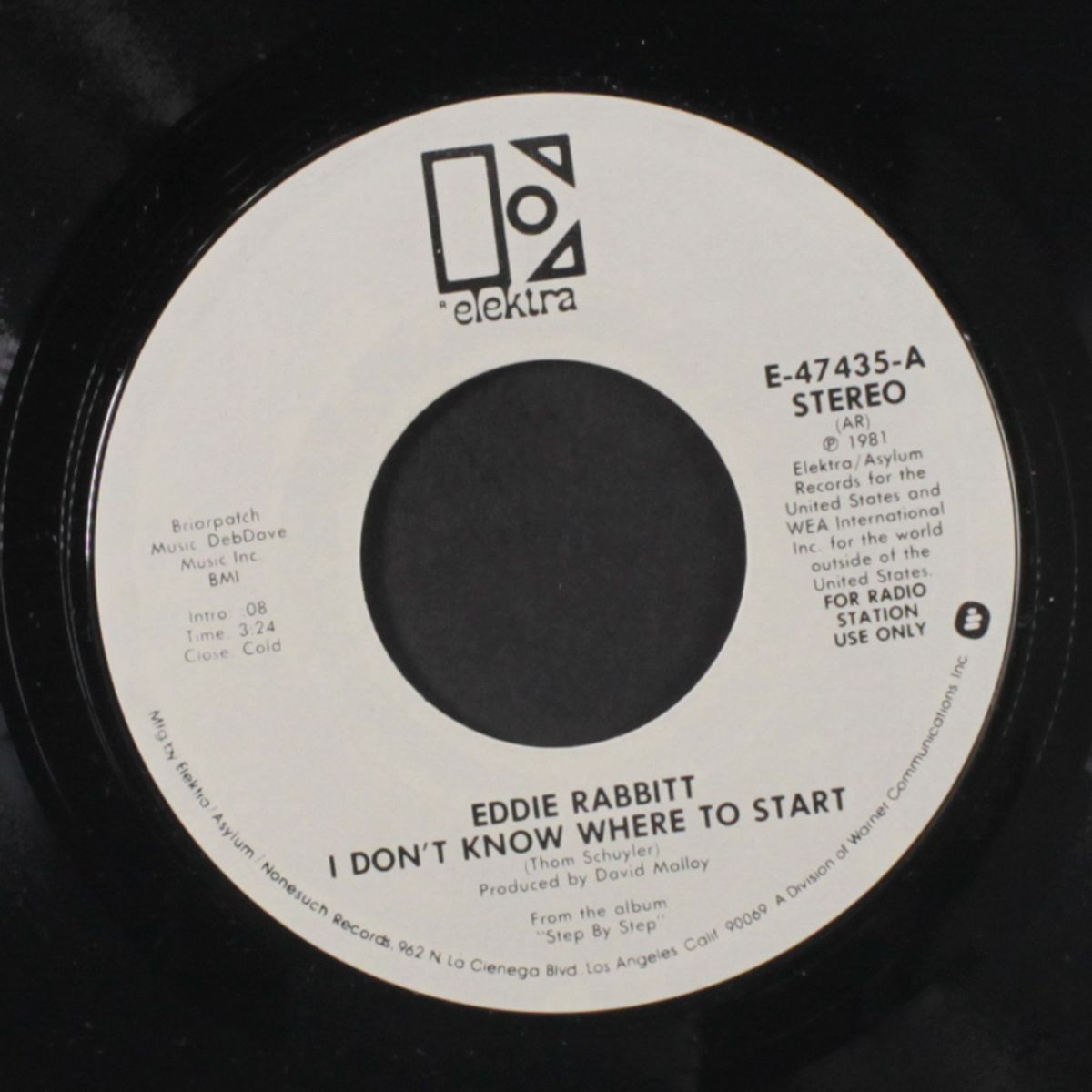 i don't know where to start / mono by EDDIE RABBITT