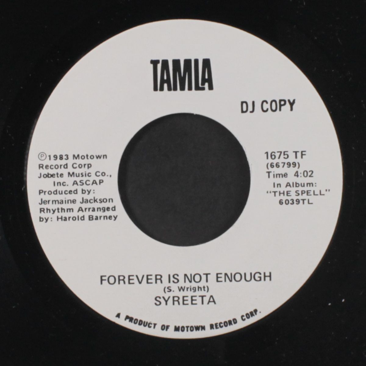 forever is not enough / same by SYREETA