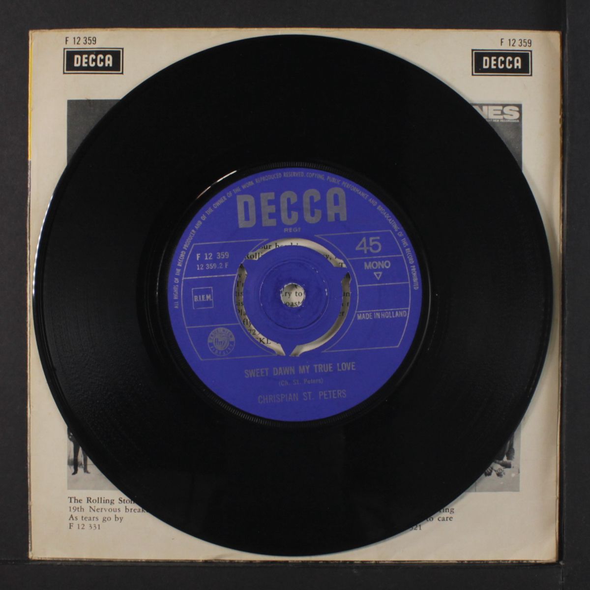 the pied piper / sweet dawn my true love by CRISPIAN ST. PETERS