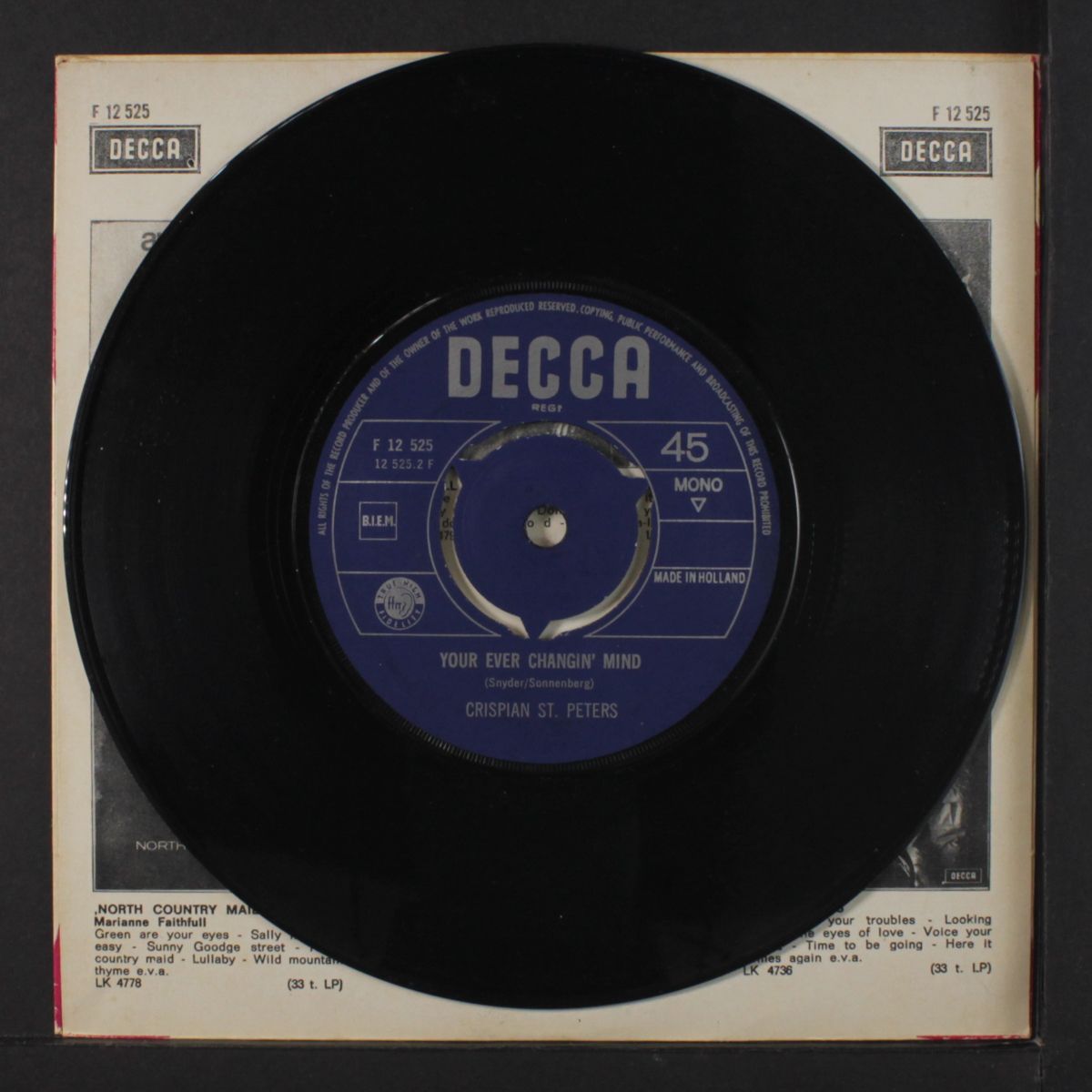 but she's untrue / your ever changin' mind by CRISPIAN ST. PETERS