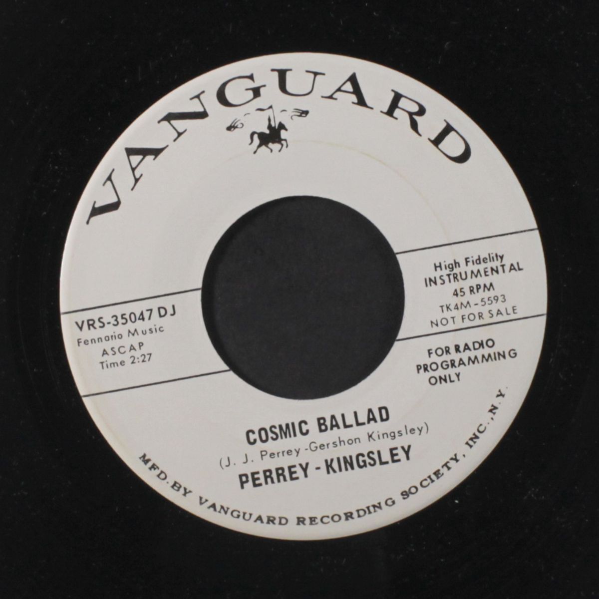 swan's splashdown / cosmic ballad by PERREY-KINGSLEY