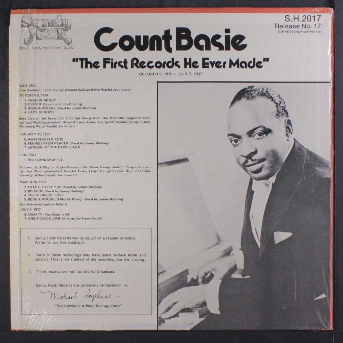 the first records he ever made by COUNT BASIE