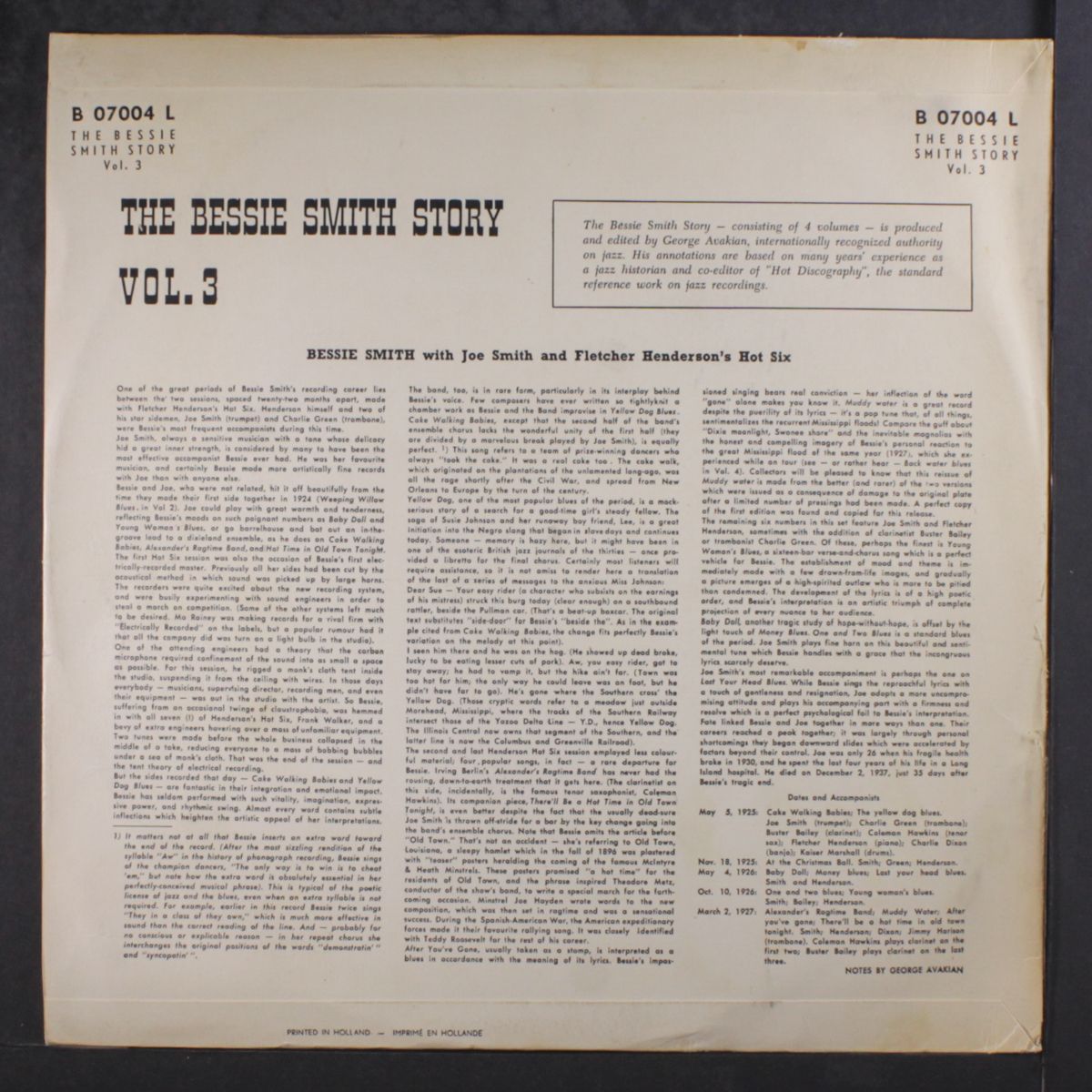 the bessie smith story vol. 3 by BESSIE SMITH