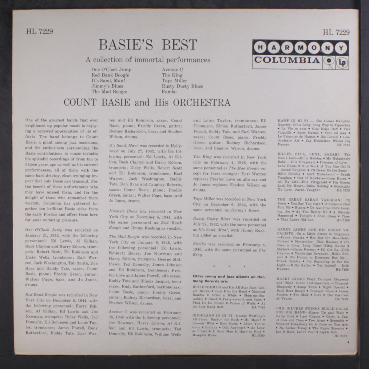 basie's best!! by COUNT BASIE