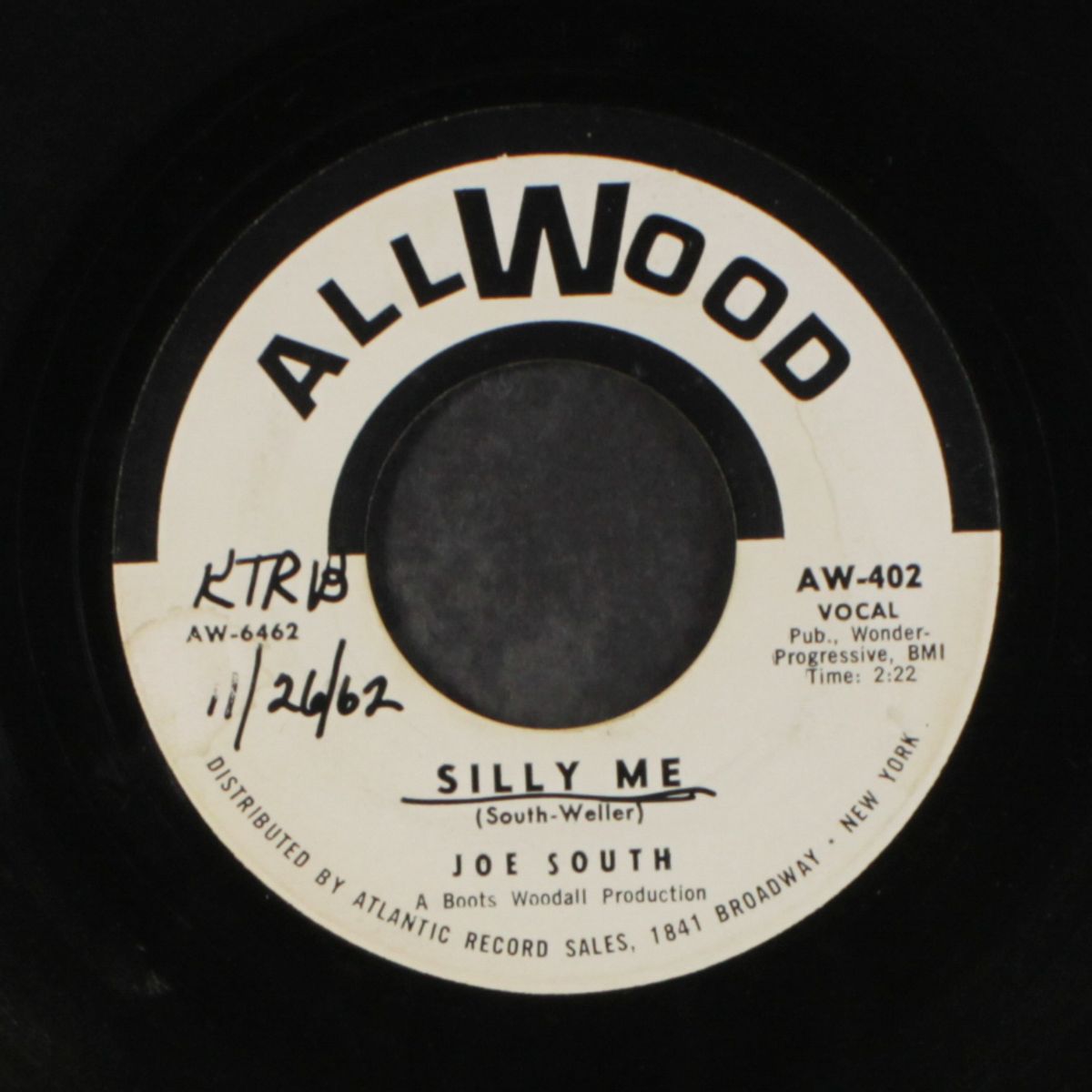 just remember you're mine / silly me by JOE SOUTH