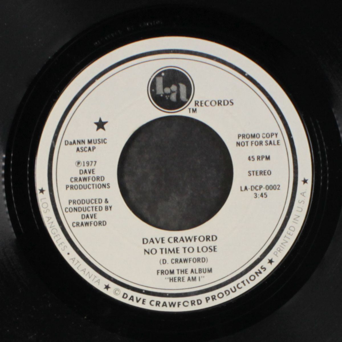no time to lose / mono by DAVE CRAWFORD