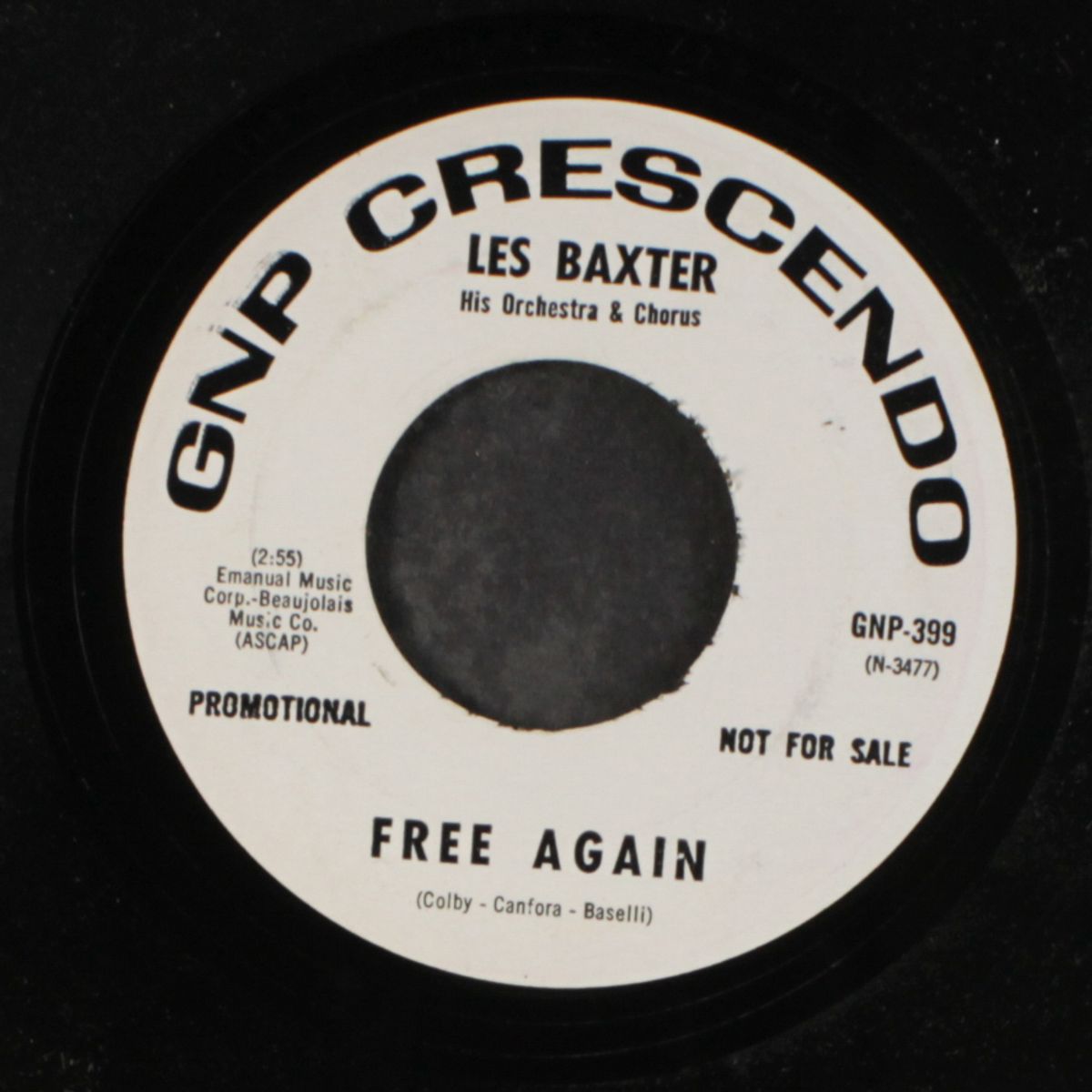 live for life / free again by LES BAXTER