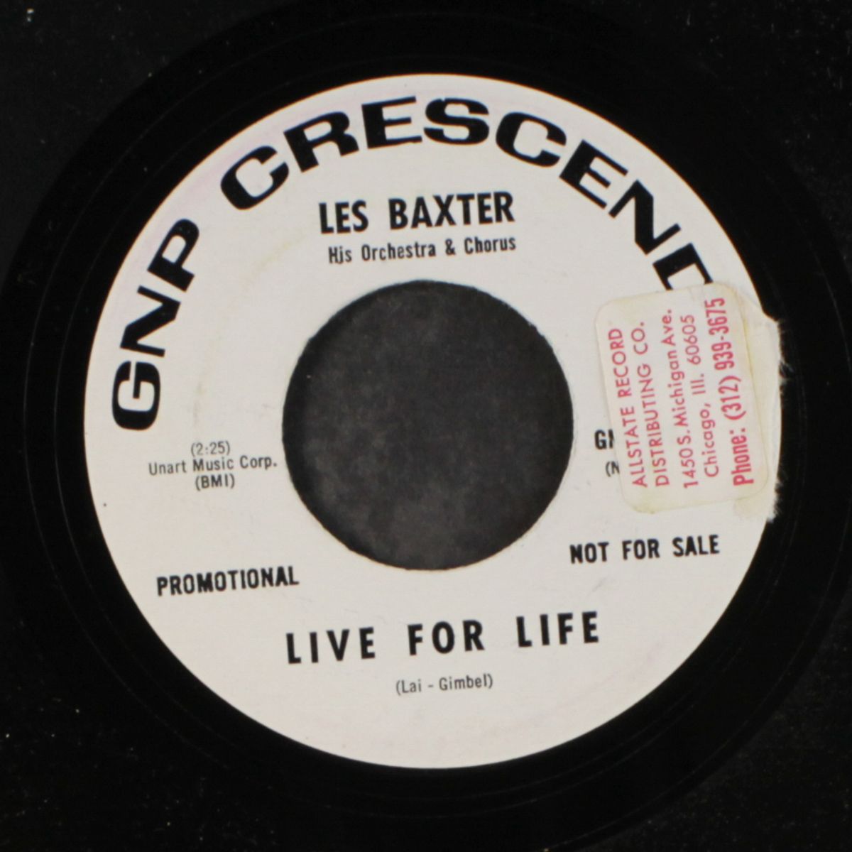 live for life / free again by LES BAXTER
