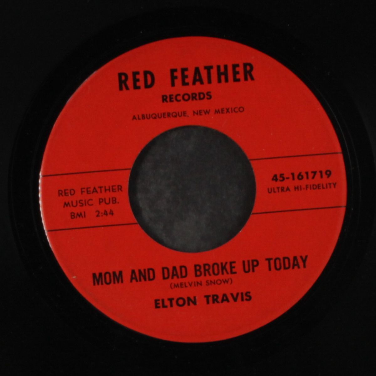 mom and dad broke up today / two to one by ELTON TRAVIS