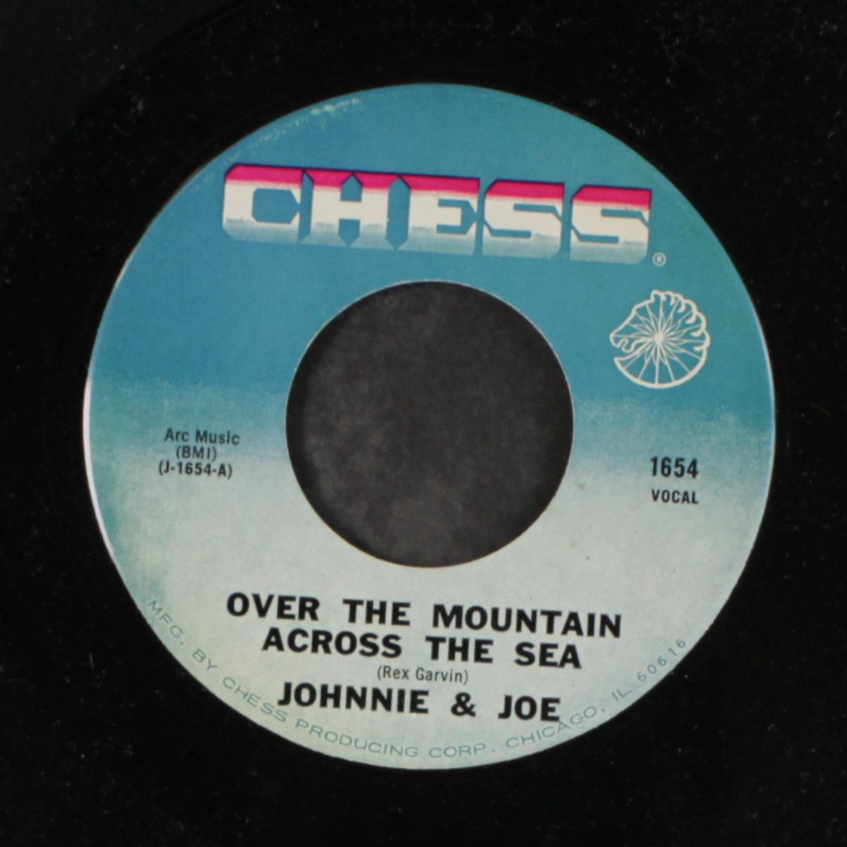 over the mountain, across the sea / my baby's gone, on, on by JOHNNIE & JOE