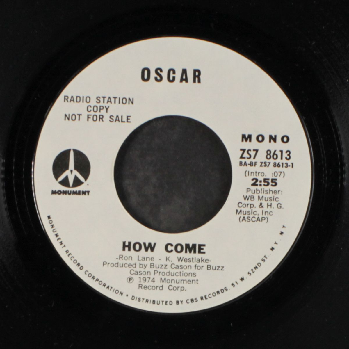 how come / mono by OSCAR