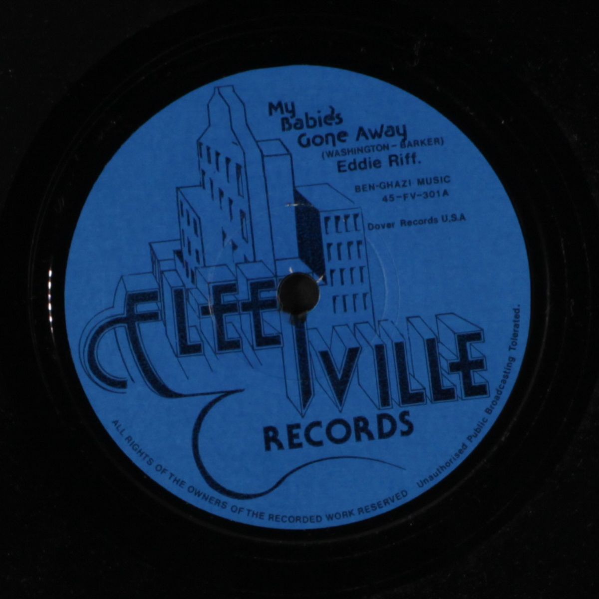 ain't that loving you baby / my babies gone away by EDDIE RIFF