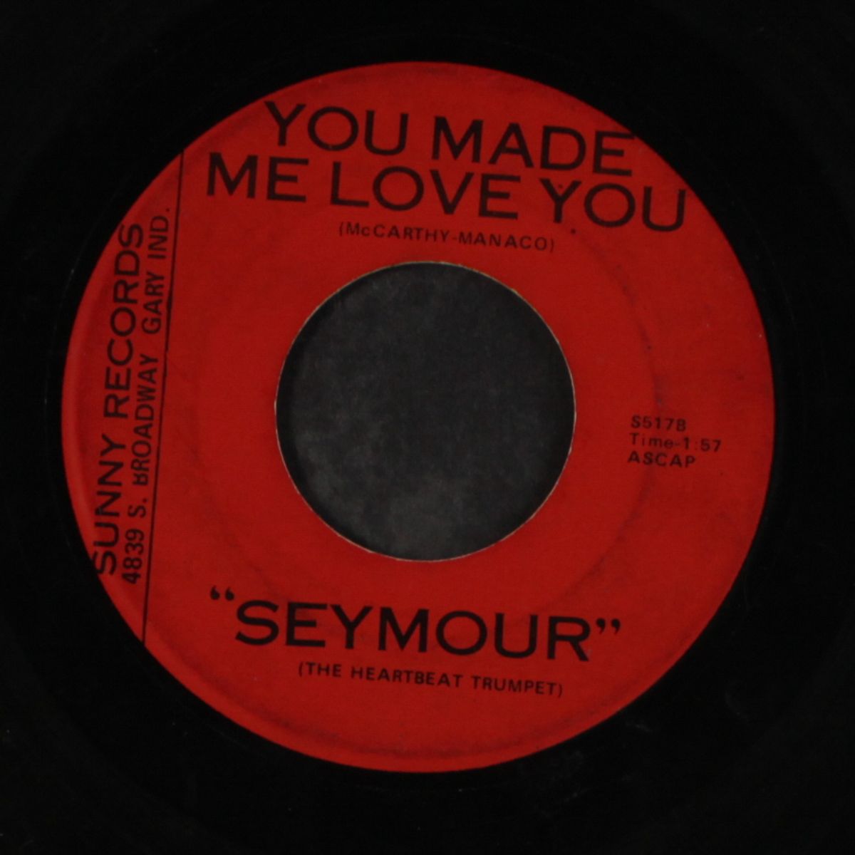 stripper's sugar blues / you made me love you by SEYMOUR