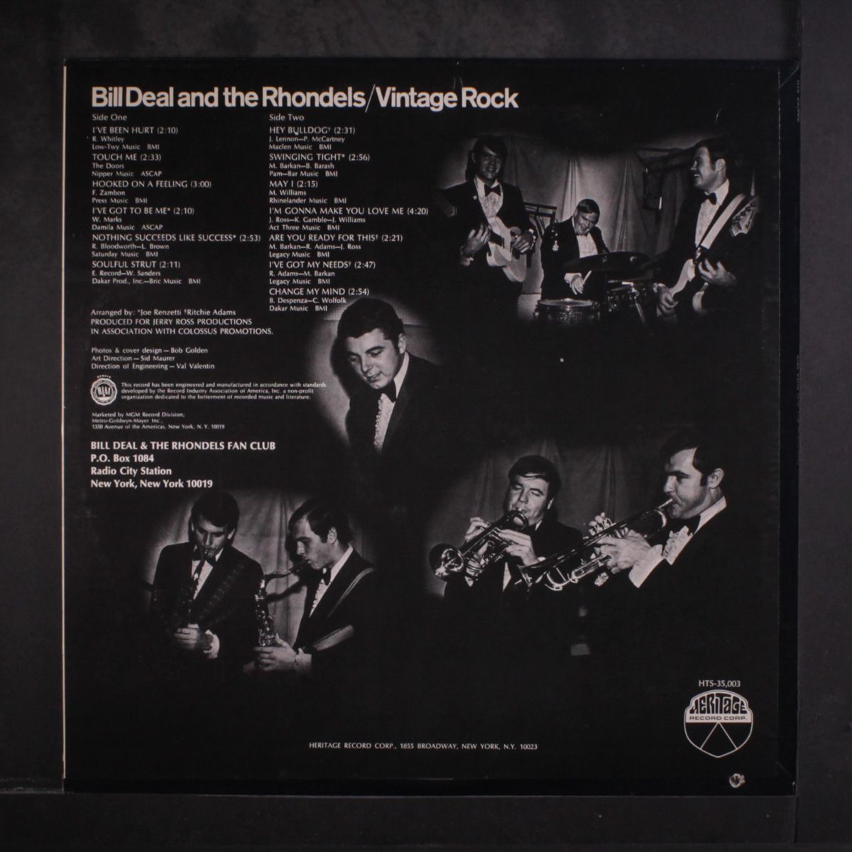 vintage rock by BILL DEAL & RHONDELS