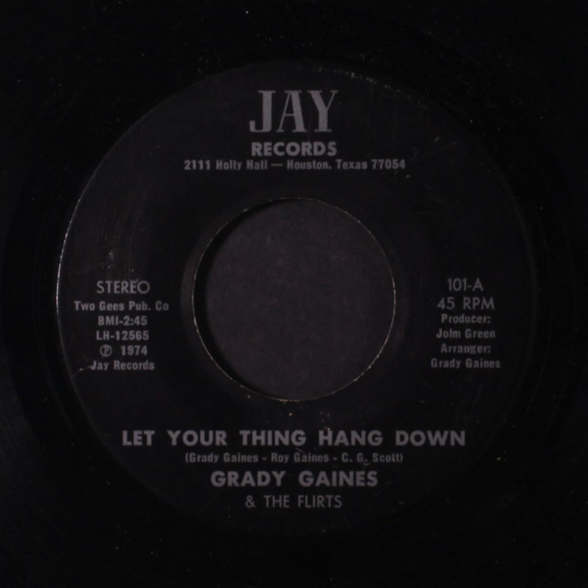 let your thing hang down by GRADY GAINES & FLIRTS