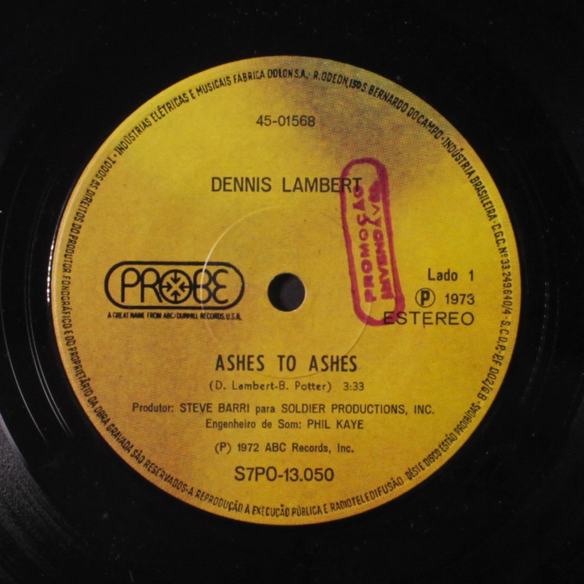 dream on / ashes to ashes by DENNIS LAMBERT