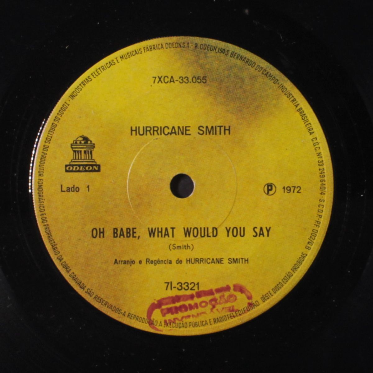 getting to know you / oh babe, what would i say by HURRICANE SMITH