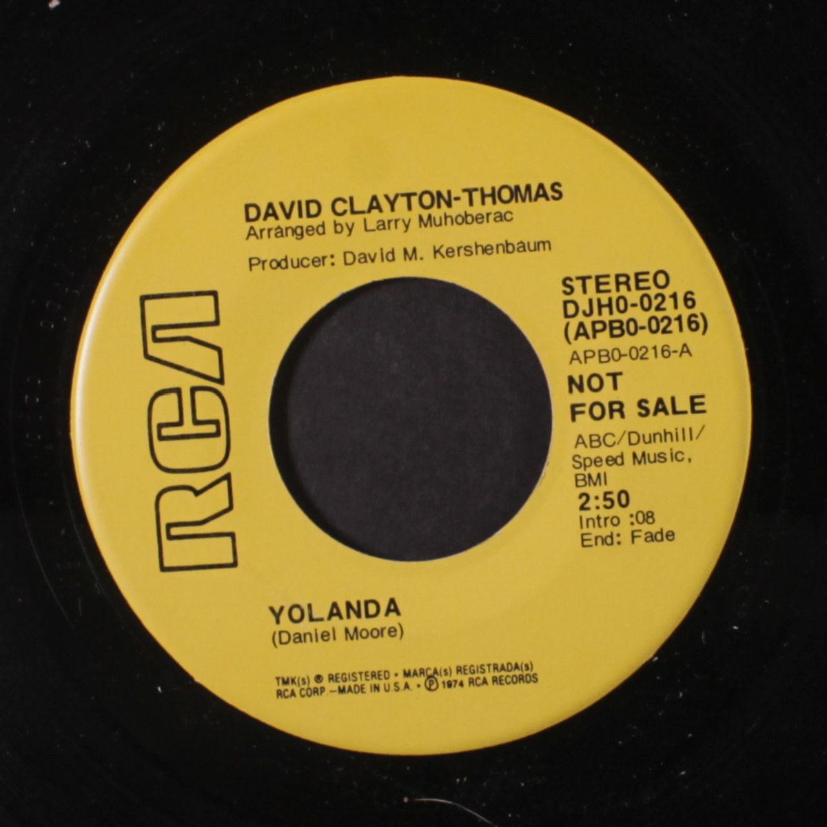 yolanda / mono by DAVID CLAYTON THOMAS