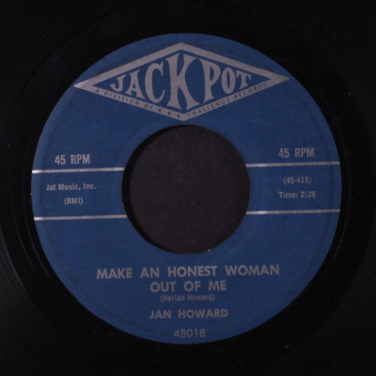 weeping willow / make an honest woman out of me by JAN HOWARD