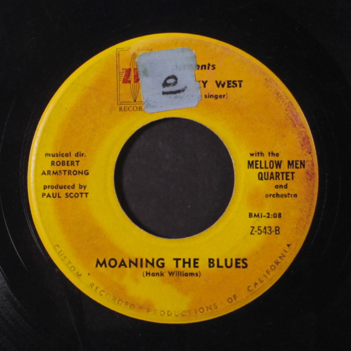 mind your own business / moaning the blues by ROCKY WEST