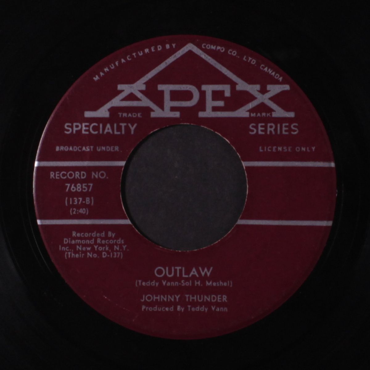 outlaw / jailer bring me water by JOHNNY THUNDER