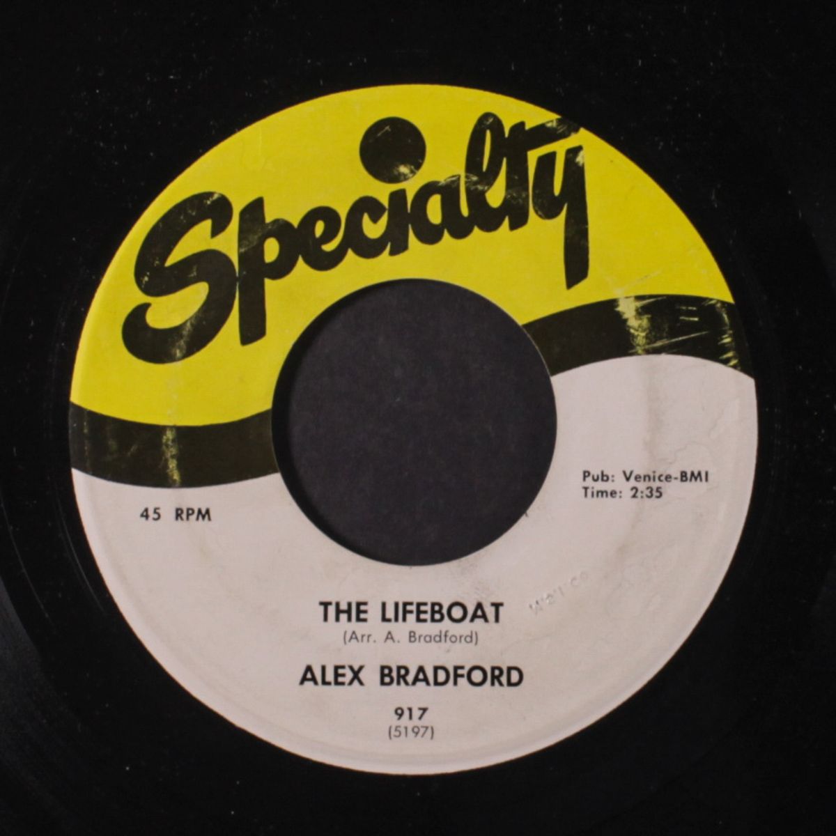 what folks say about me / the lifeboat by ALEX BRADFORD