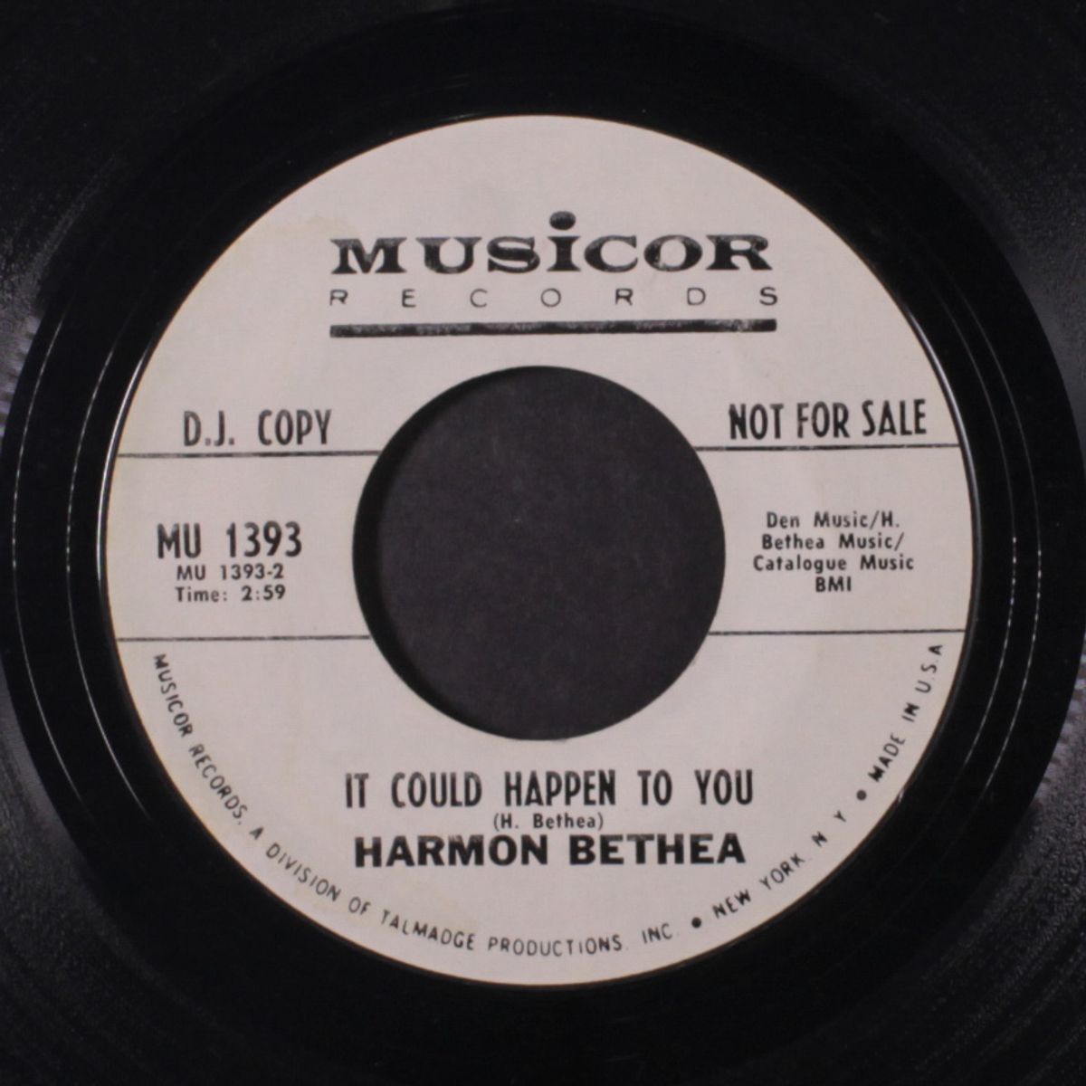 she's my meat / it could happen to you by HARMON BETHEA