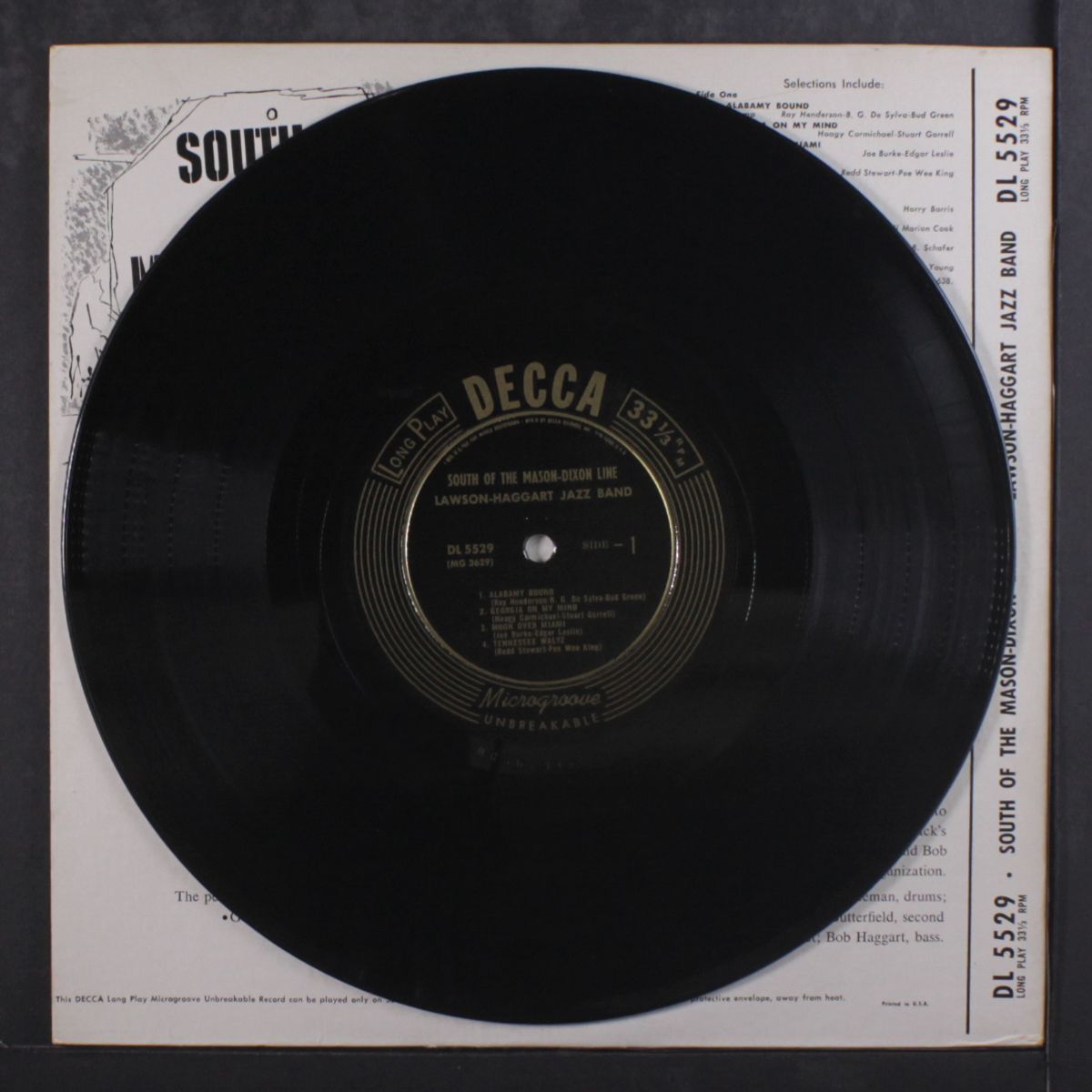 south of the mason-dixon line by LAWSON-HAGGART JAZZ BAND