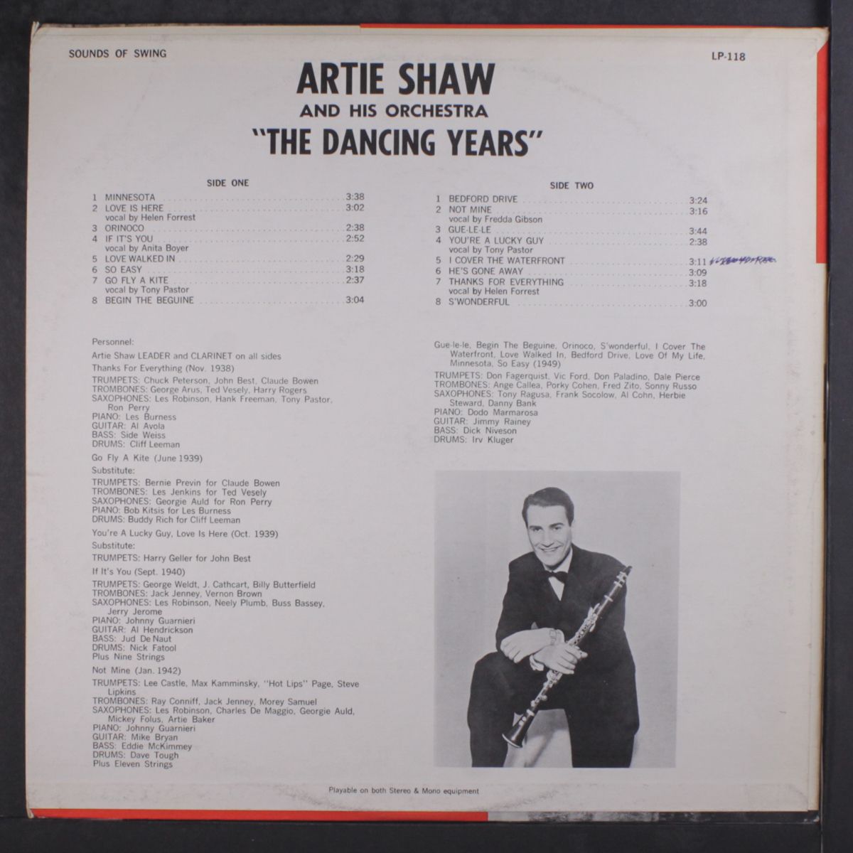 the dancing years by ARTIE SHAW