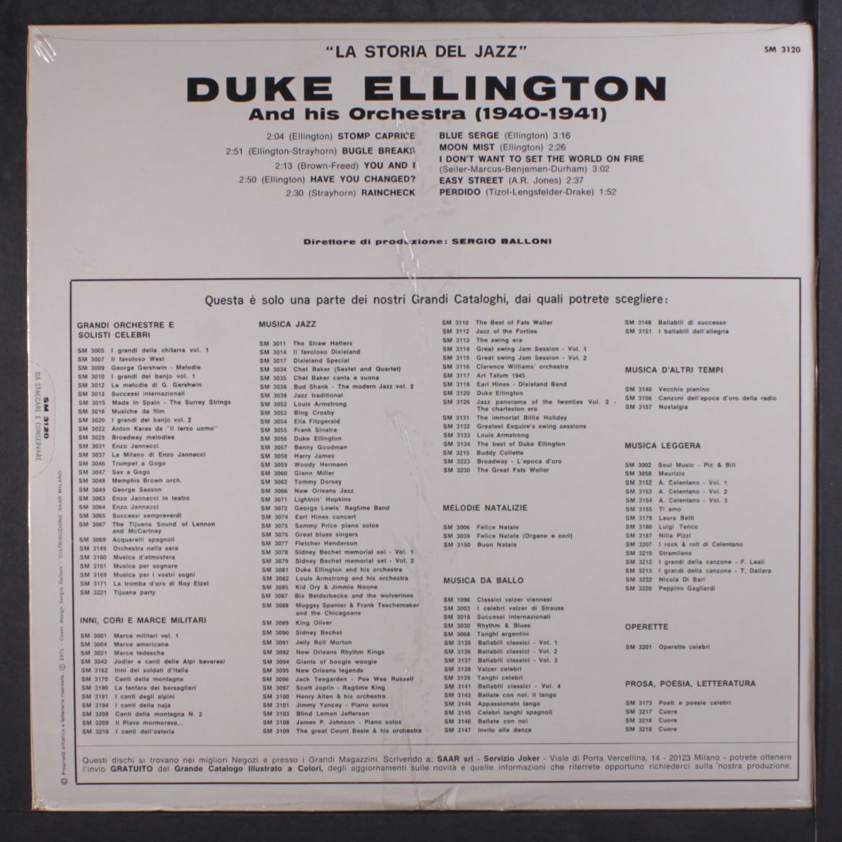 la storia del jazz by DUKE ELLINGTON