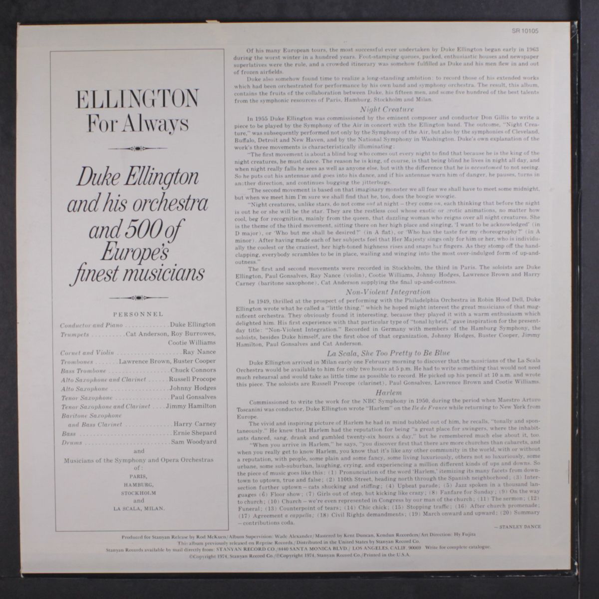 ellington for always by DUKE ELLINGTON