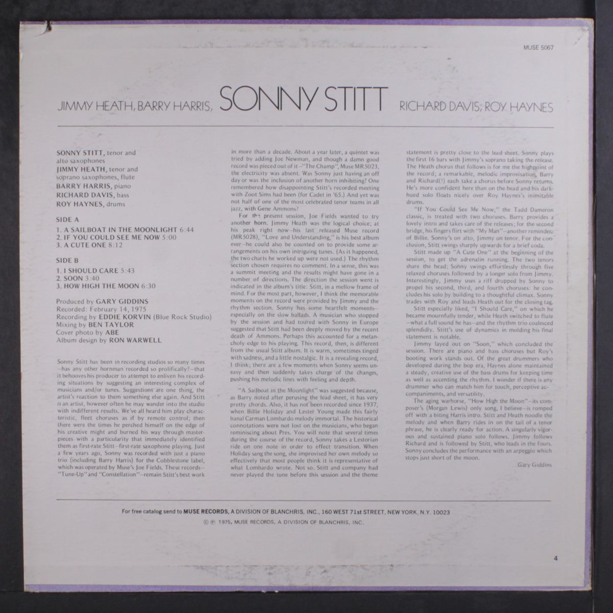 mellow by SONNY STITT
