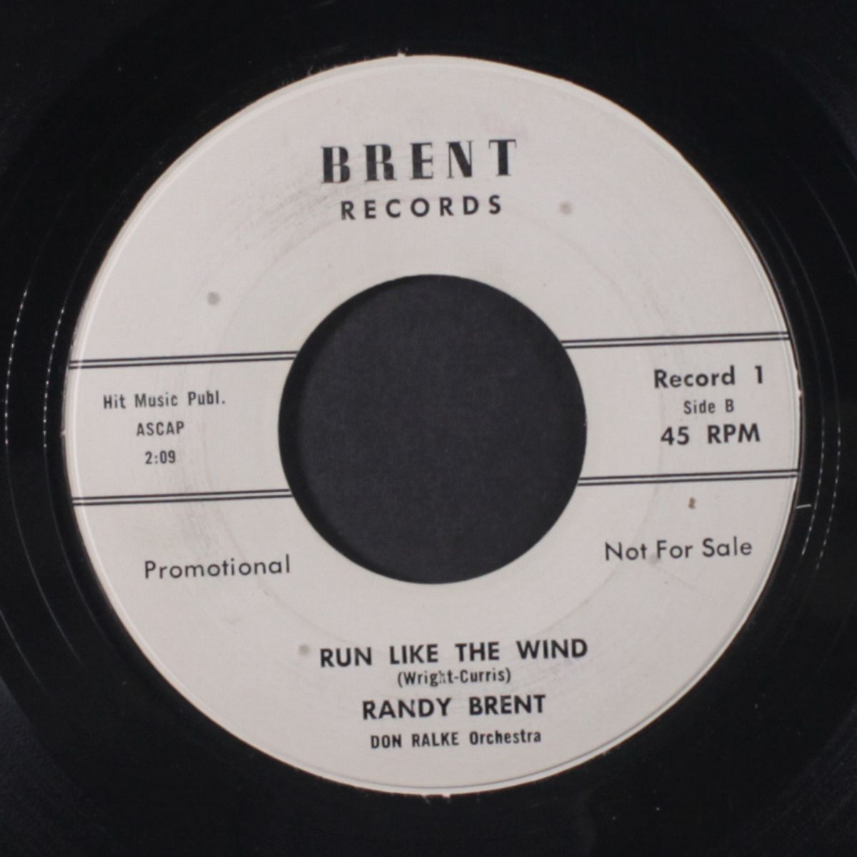 run like the wind / how slowly by RANDY BRENT