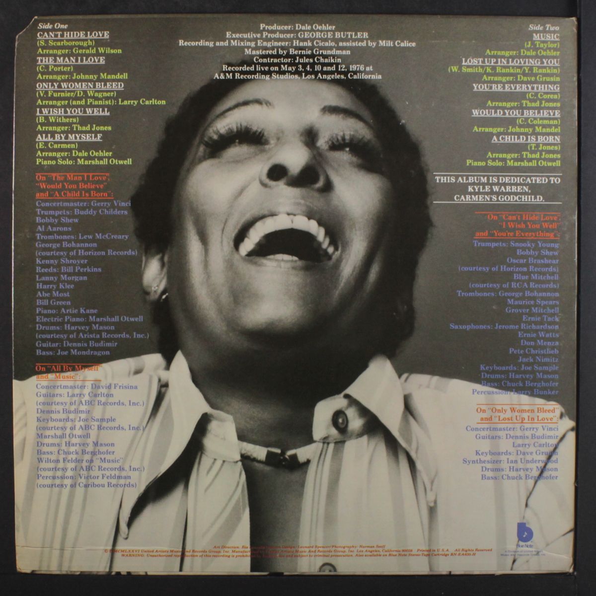 can't hide love by CARMEN MCRAE