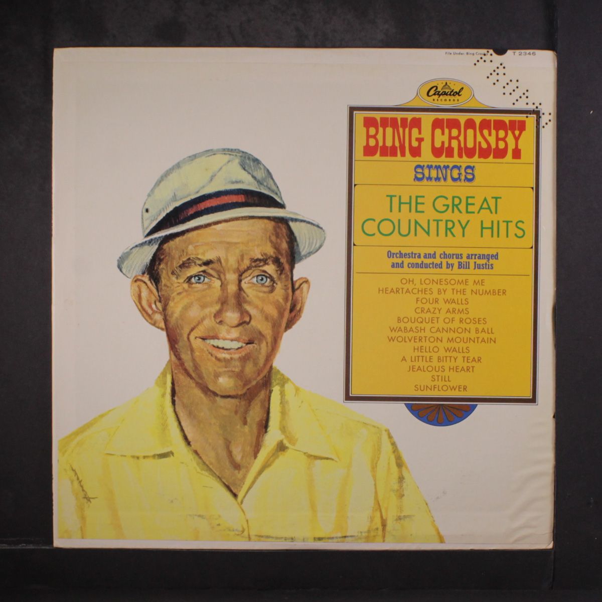 the great country hits by BING CROSBY