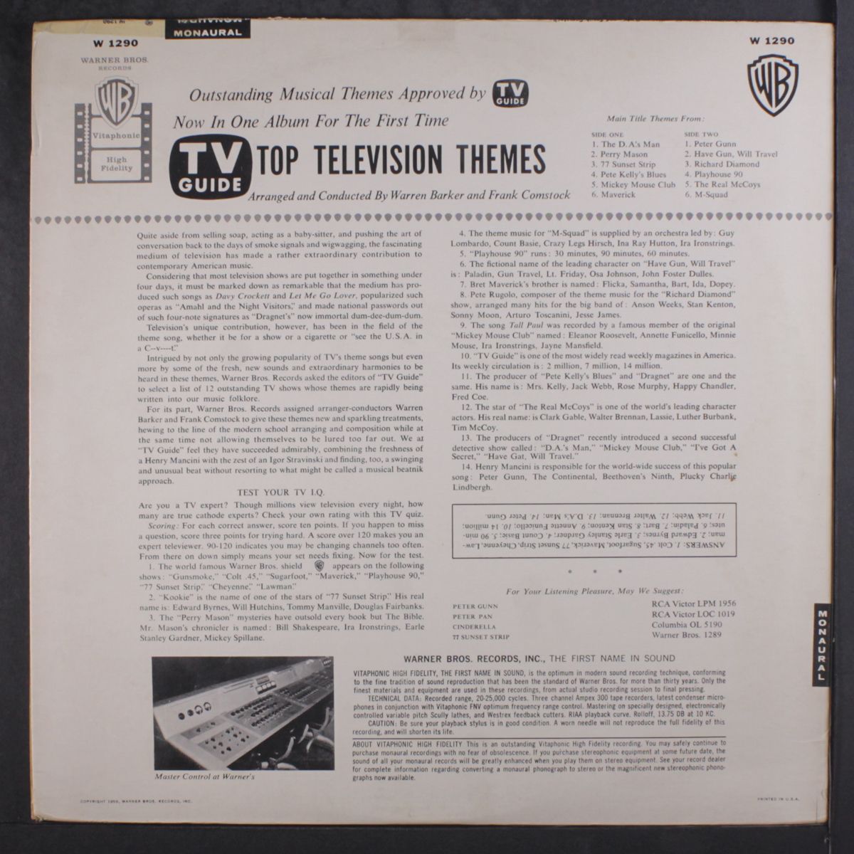 top television themes by WARREN BARKER