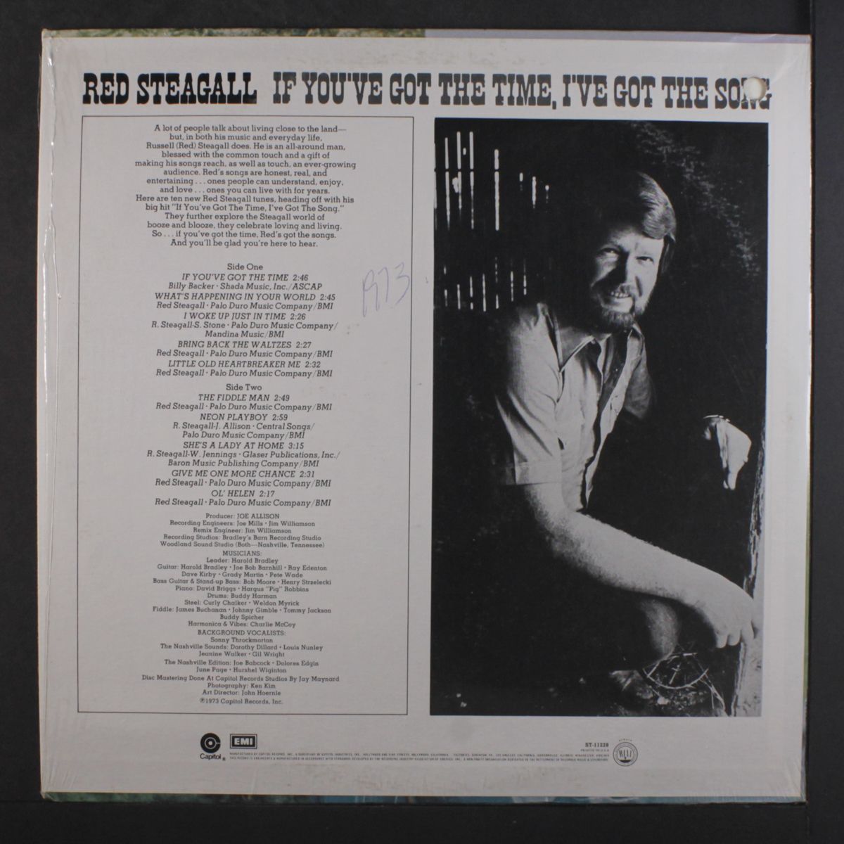 if you've got the time, i've got the song by RED STEAGALL