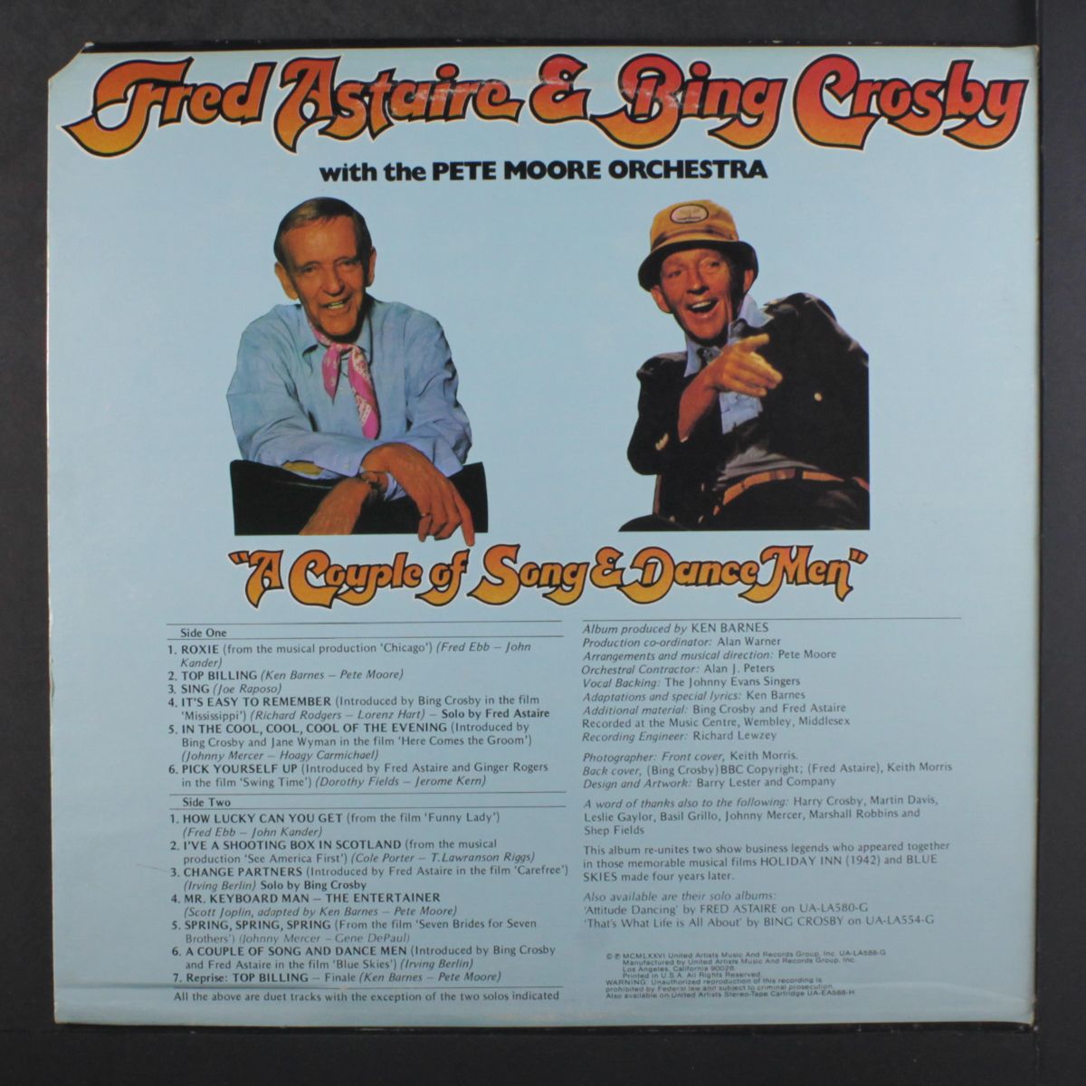 a couple of song & dance men by BING CROSBY & FRED ASTAIRE